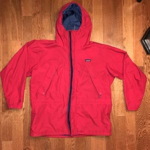 Vintage Red Patagonia zip up jacket / coat